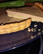 Тарт с куриной печенью