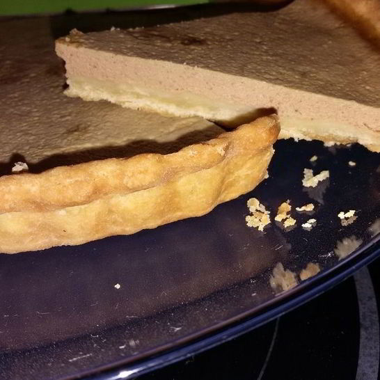 Рецепт тарта с куриной печенью