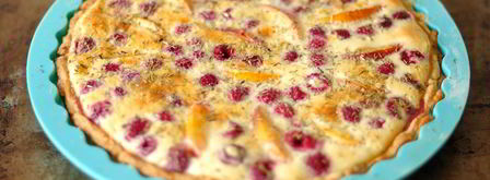 тарт с малиной, нектаринами и тимьяном. Шаг 7