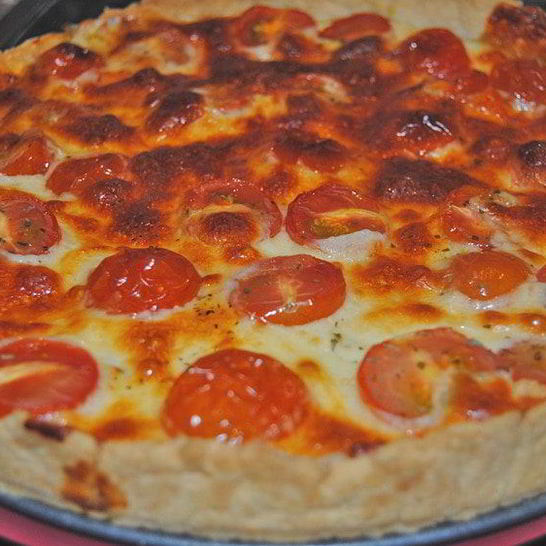 Рецепт тарта с помидорами и сыром