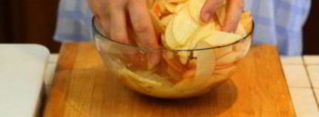 тарт с розами из яблок. Шаг 8