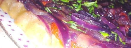 тарт с томатами и карамельным луком. Шаг 15