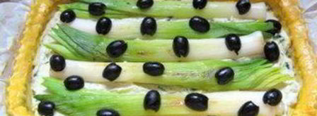 тарт с цукини и молодым пореем. Шаг 13