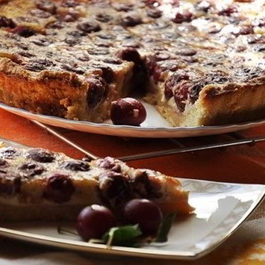 Рецепт тарта с вишней и белым шоколадом