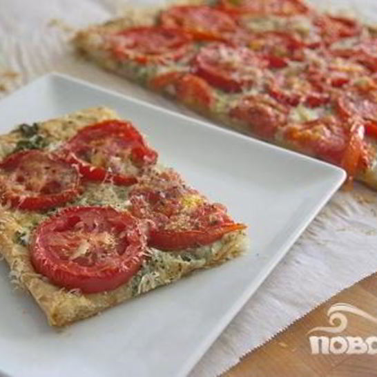 Рецепт тарта три сыра с помидорами