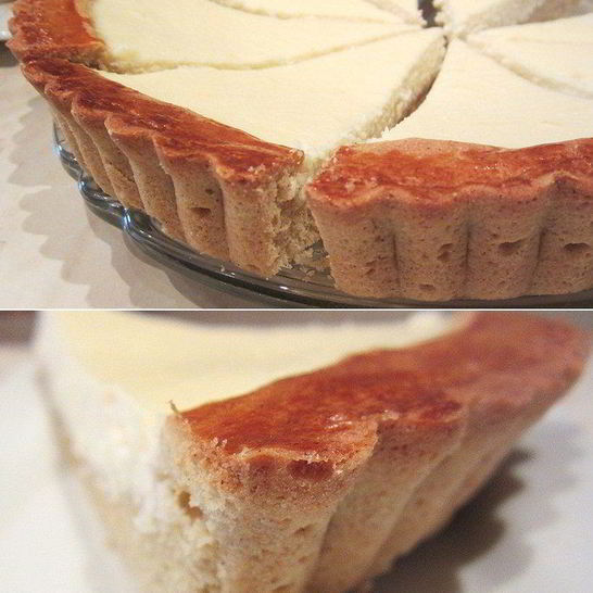 Рецепт тарта творожно-ванильный