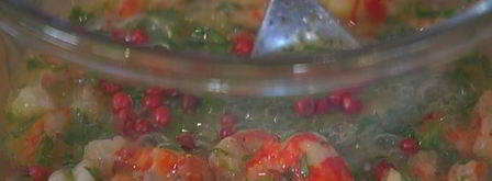 тарты с раковыми шейками и зеленью. Шаг 4