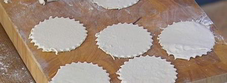 тарты с раковыми шейками и зеленью. Шаг 5