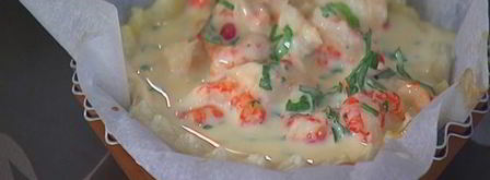 тарты с раковыми шейками и зеленью. Шаг 11