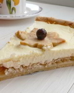 Творожно-яблочный тарт