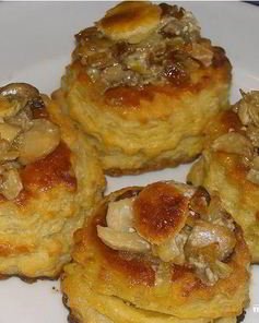 Волованы с курицей