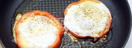 глазунья в перце. Шаг 5