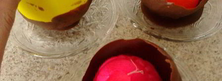 глазунья в шоколаде. Шаг 4