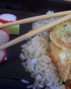 Яичница Фу Йонг с китайской капустой