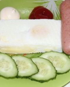 Яичница на пару в мультиварке