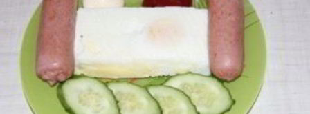 яичница на пару в мультиварке. Шаг 4