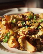 Яичница с картошкой