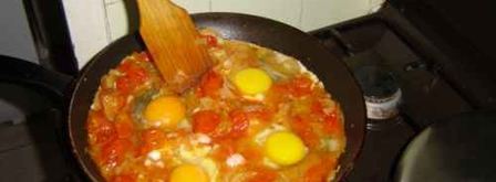 яичница с помидорами. Шаг 30