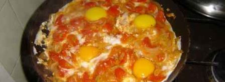 яичница с помидорами. Шаг 32