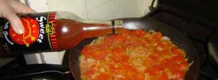 яичница с помидорами. Шаг 22