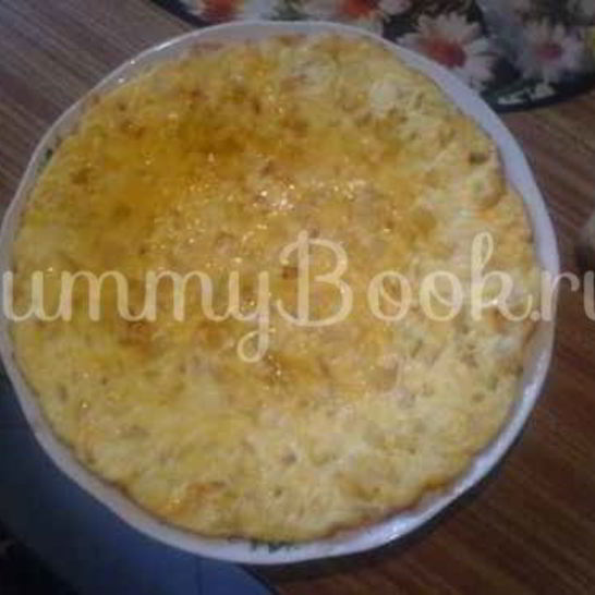 Рецепт яичницы с сыром, луком и чесноком