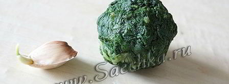 яичница со шпинатом. Шаг 2