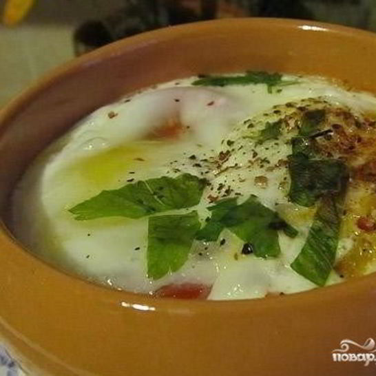 Рецепт яичницы в аэрогриле