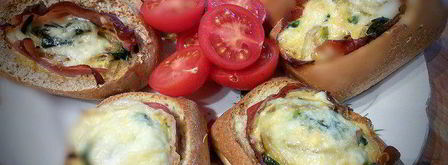 яичница в булочке. Шаг 5