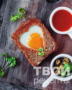 Яичница в хлебе