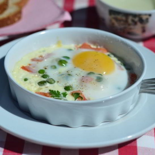 Рецепт яичницы в микроволновке