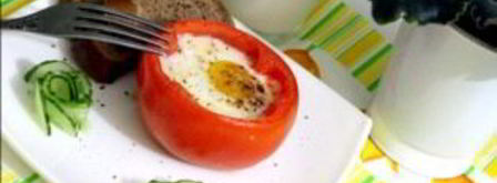 яичница в помидорах в духовке. Шаг 3