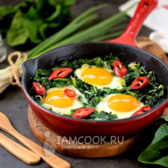 Рецепт зеленой шакшуки