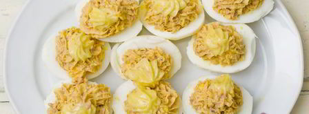 яйца с печенью трески. Шаг 4