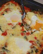 Яйца, запеченные на испанский лад