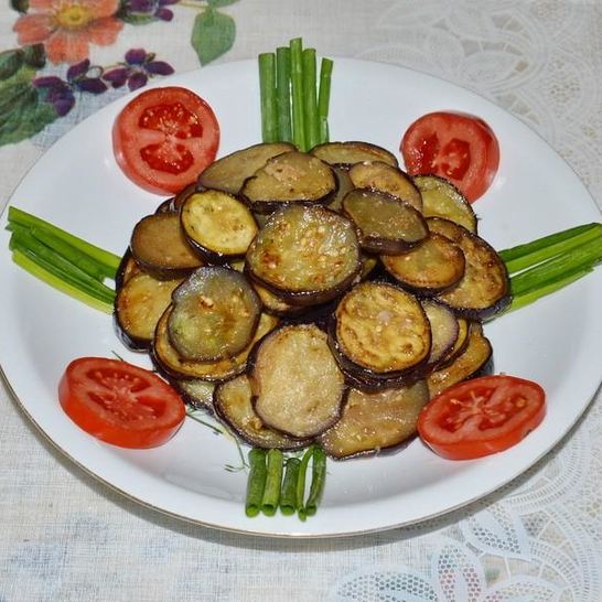 Рецепт закуски баклажаны острые с чесноком