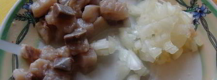 закуска фуршетная из свеклы с сельдью. Шаг 2