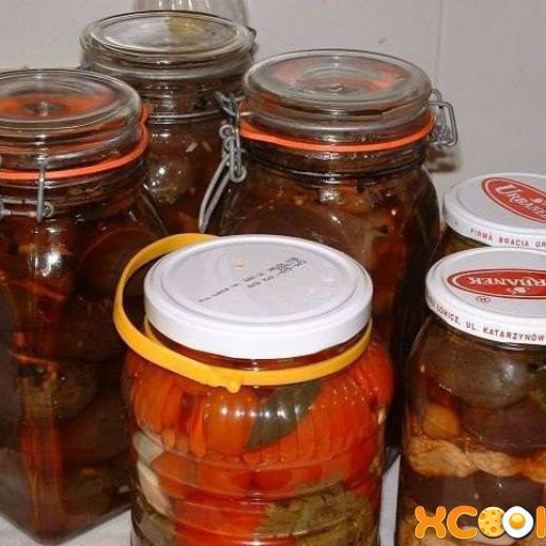 Рецепт закуски из баклажанов на зиму