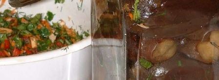 закуска из баклажанов на зиму. Шаг 9