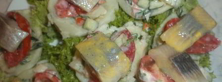 закуска из картофеля с селедкой. Шаг 6