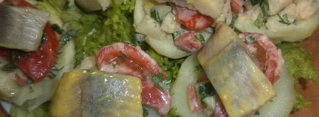 закуска из картофеля с селедкой. Шаг 7