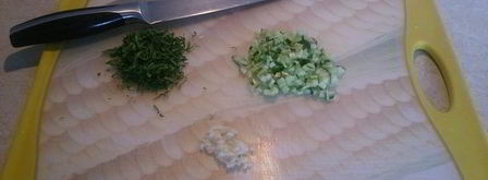 закуска из томатов и творога. Шаг 3