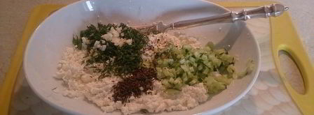 закуска из томатов и творога. Шаг 4