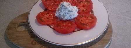закуска из томатов и творога. Шаг 9