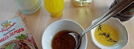 закуска из запеченного перца с куриными сердечками. Шаг 11