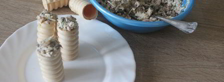 закуска новогодние свечи. Шаг 6