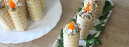 закуска новогодние свечи. Шаг 8