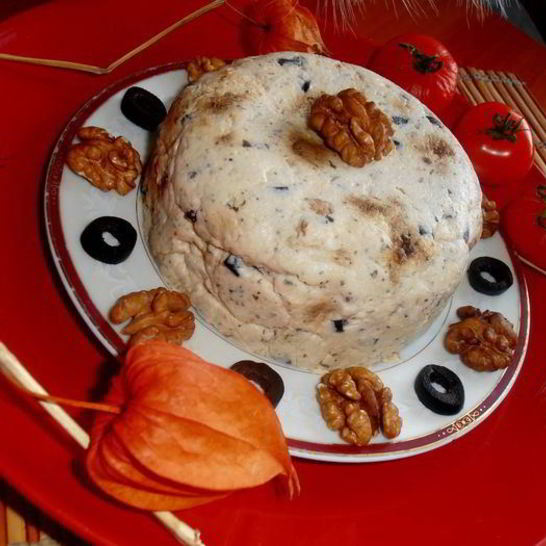 Рецепт закуски разноцветный сыр