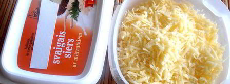 закуска разноцветный сыр. Шаг 2