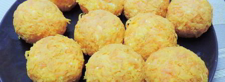 закуска сырные мандаринки. Шаг 3