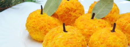 закуска сырные мандаринки. Шаг 4